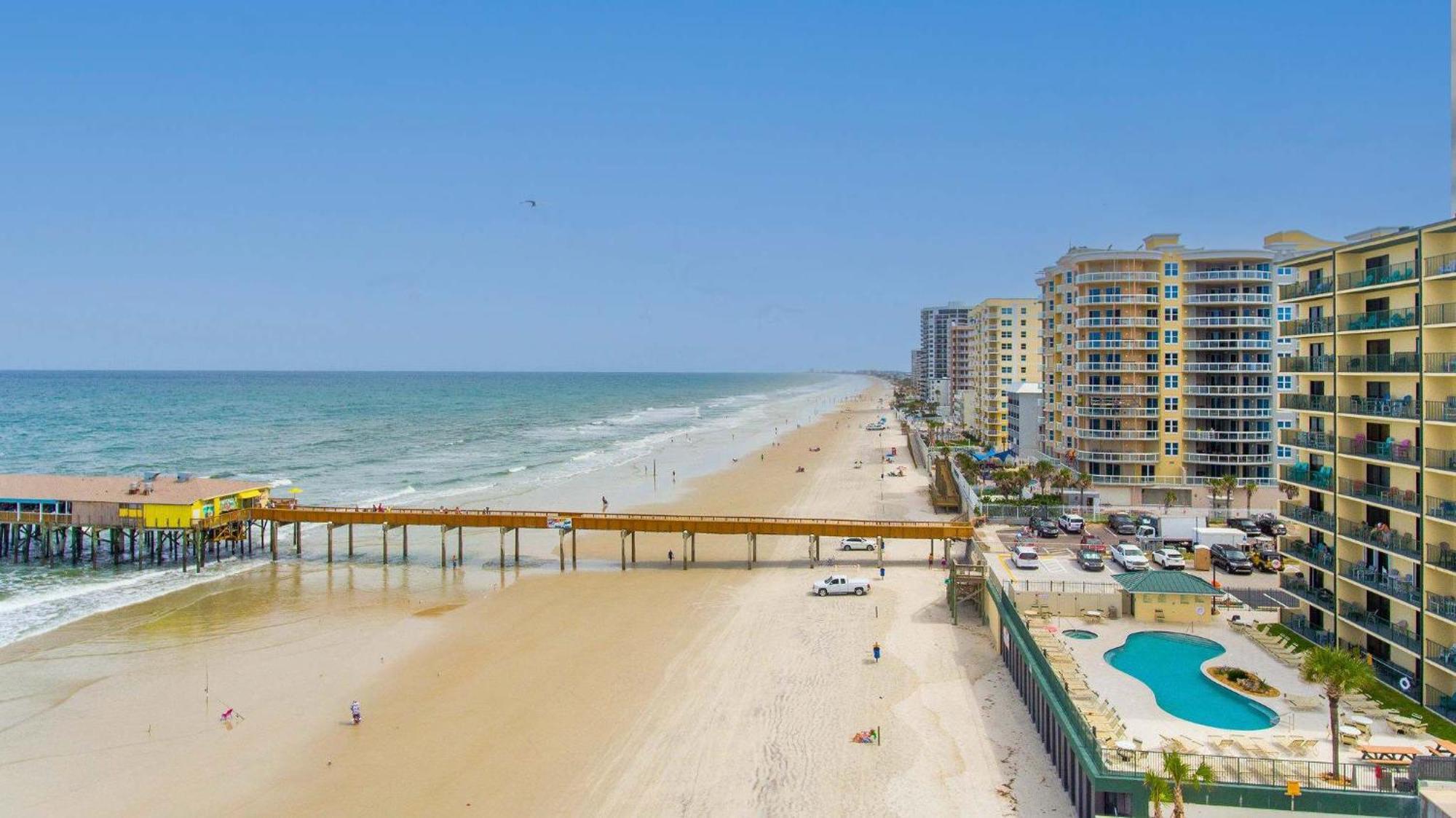 Ocean Views From Your Private Balcony! Sunglow Resort 606 By Brightwild Daytona Beach Shores Eksteriør billede