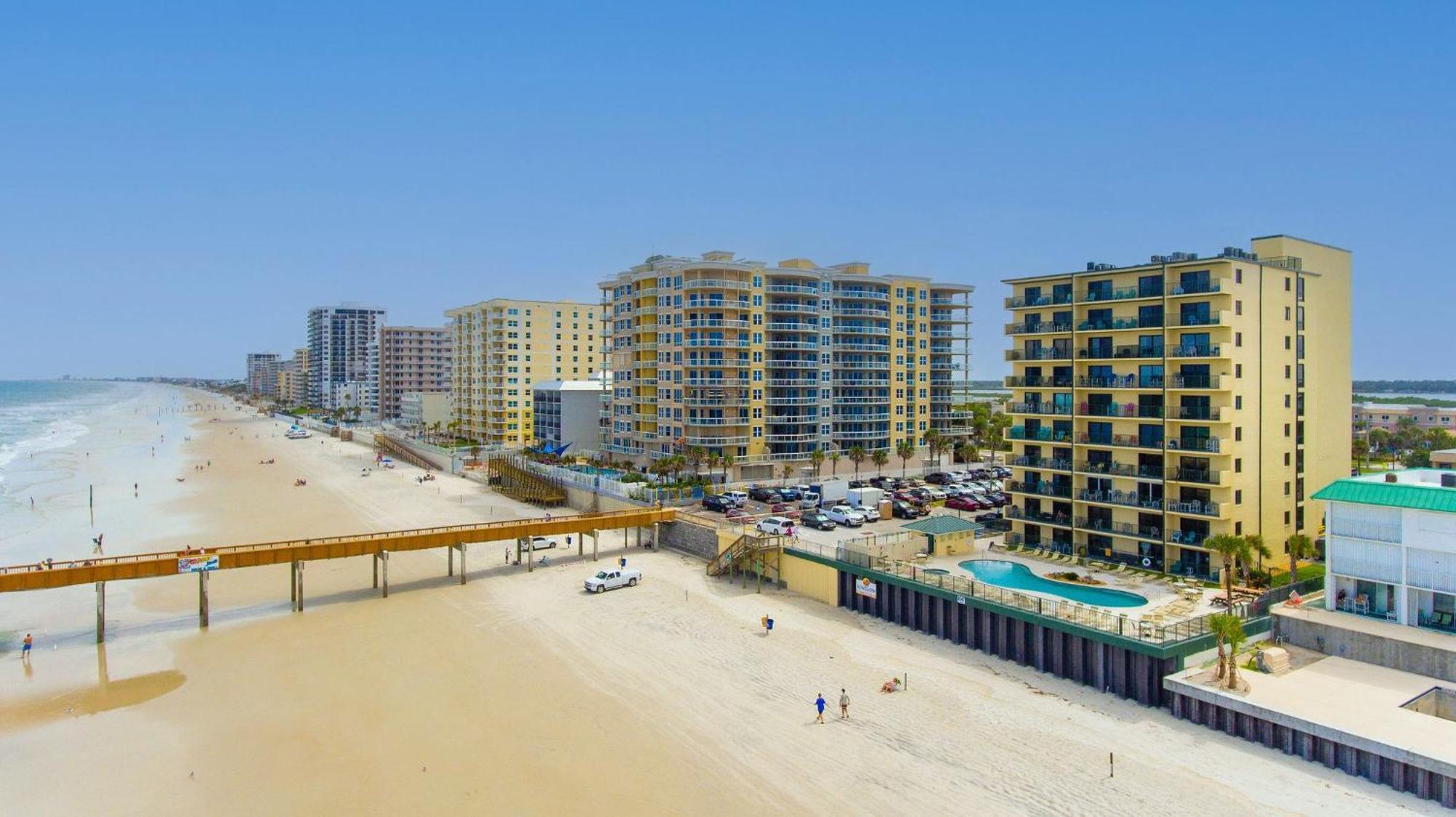 Ocean Views From Your Private Balcony! Sunglow Resort 606 By Brightwild Daytona Beach Shores Eksteriør billede